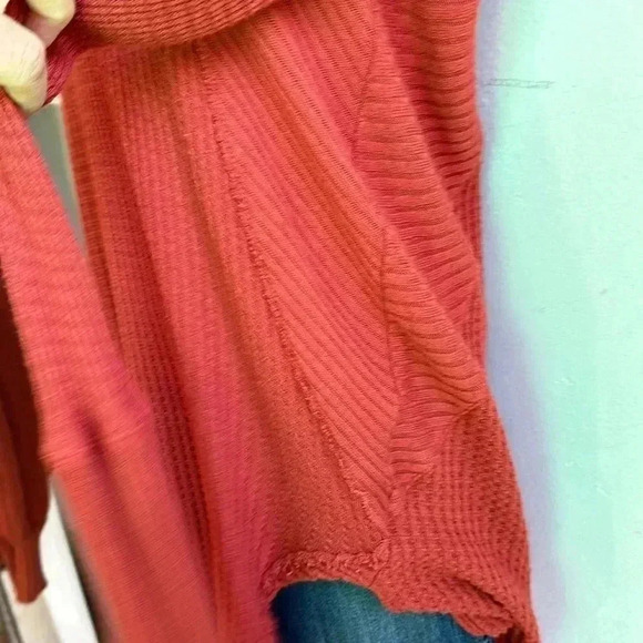Free People Ventura Thermal Top Burnt Orange Rust Size small - Picture 8 of 9